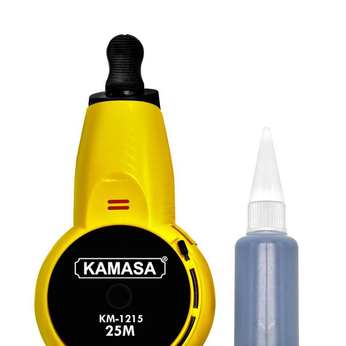 KAMASA - Tiralinea para Albañil 25m con Tinta Kamasa