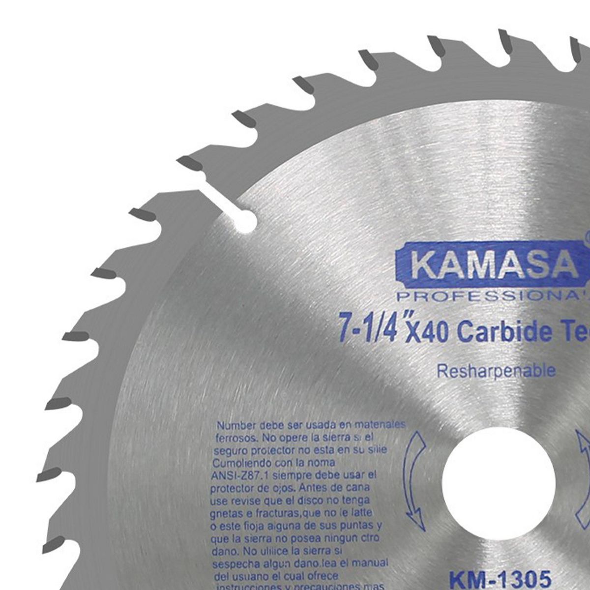 KAMASA - Disco Sierra para Madera 7-1/4" 185mm 40 Dientes Kamasa