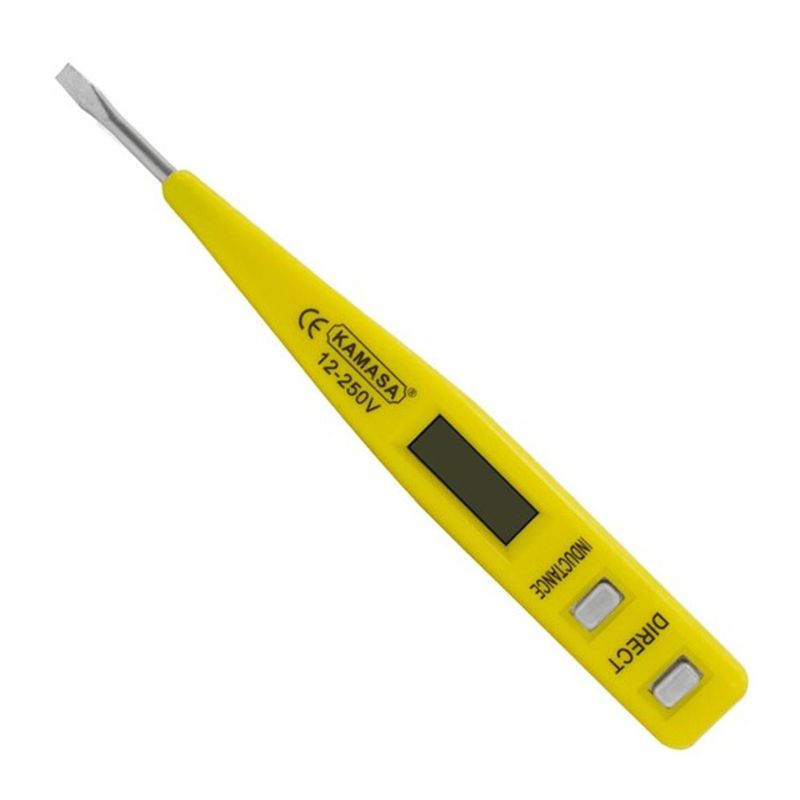 KAMASA - Desarmador Piloto Digital Empuñadura PVC 3x130mm Kamasa