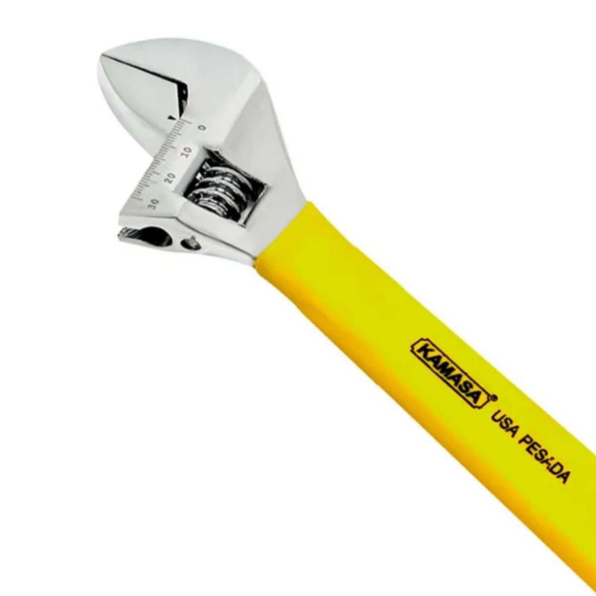 KAMASA - Llave Francesa 10" Empuñadura Goma Kamasa