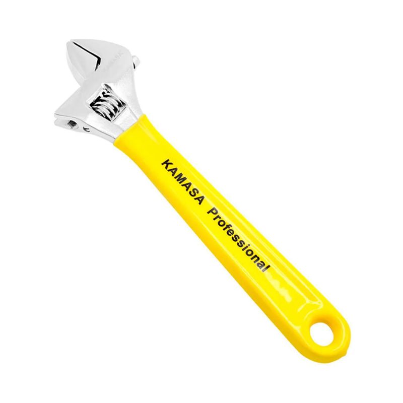 KAMASA - Llave Francesa 12" Empuñadura Goma Kamasa