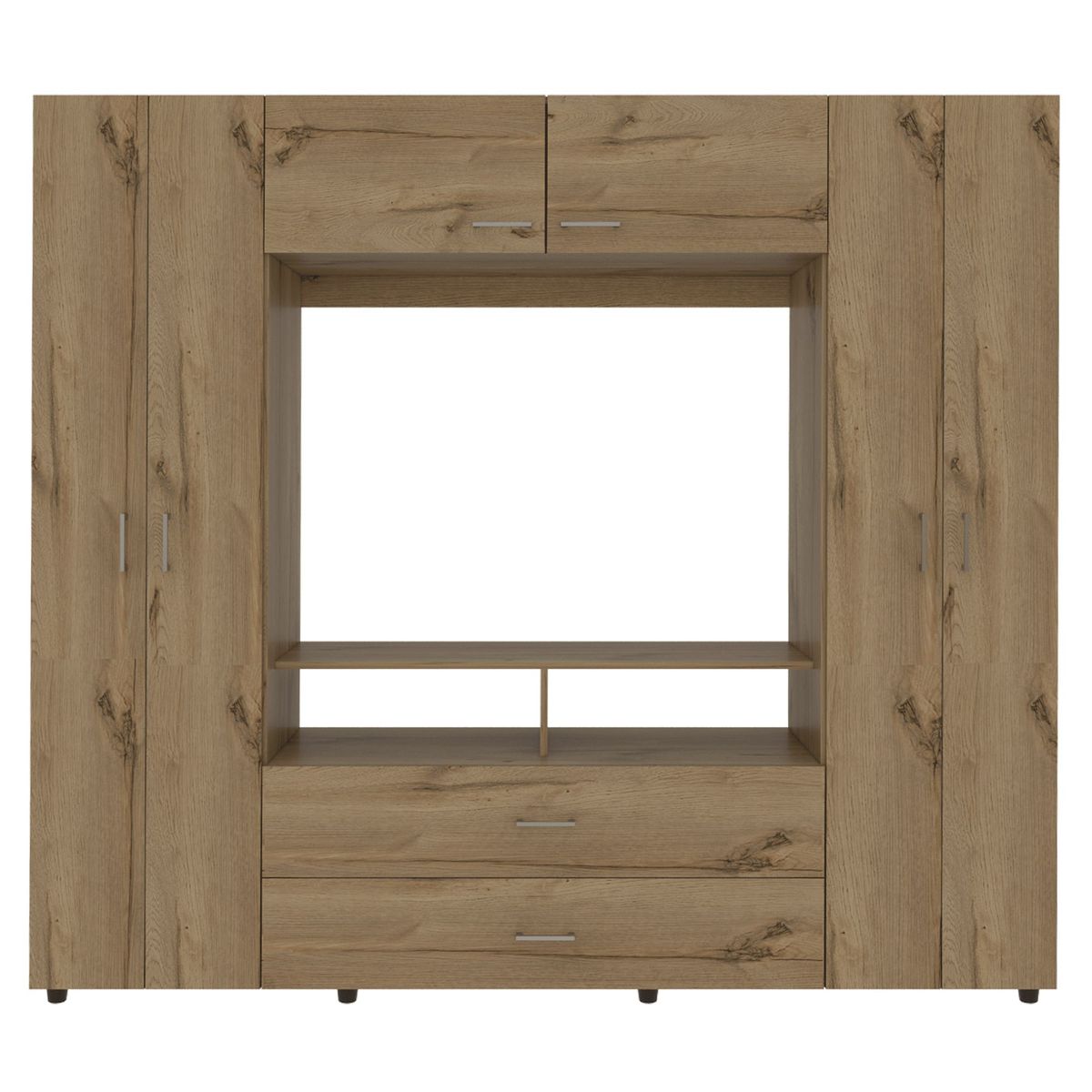 TUHOME - Ropero Duna 6 Puertas 2 Cajones Manila