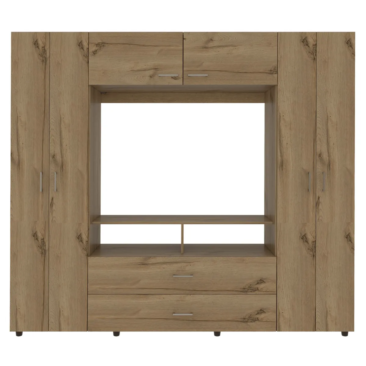 TUHOME - Ropero Duna 6 Puertas 2 Cajones Manila