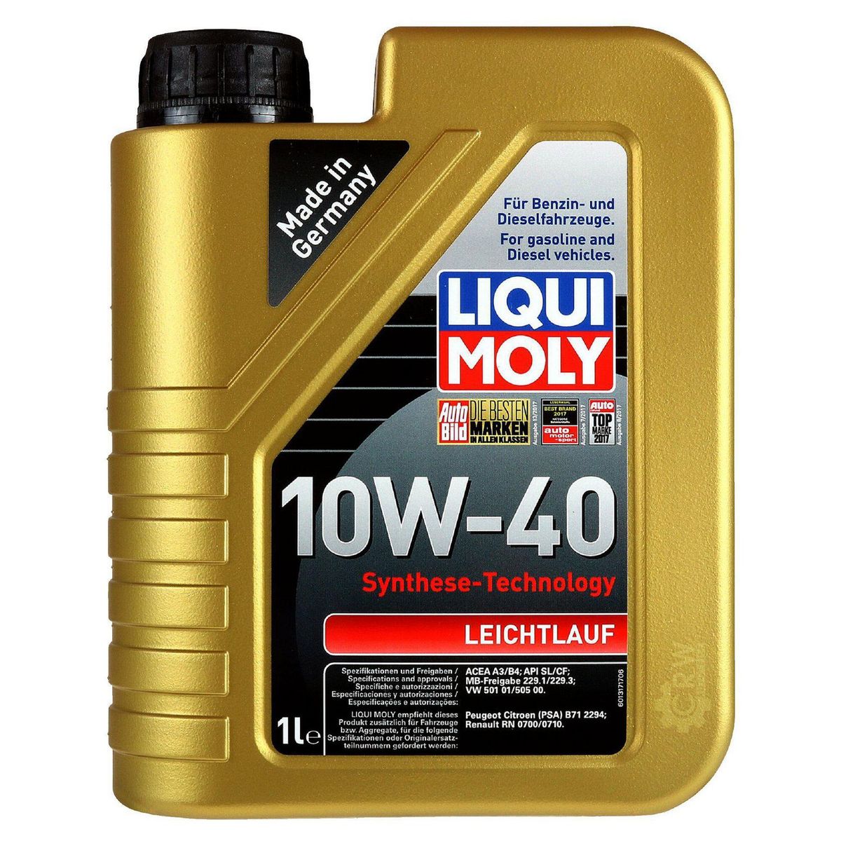 LIQUI MOLY - Aceite de Motor Liqui Moly 10W-40 1 L