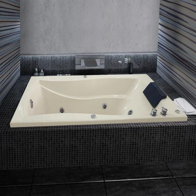 Tina Hidromasaje Rectangular Akira Blanca