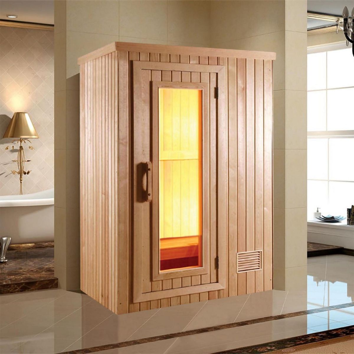 CUBA&SPA - Cabina de Sauna 200x150x100cm 2 Caras