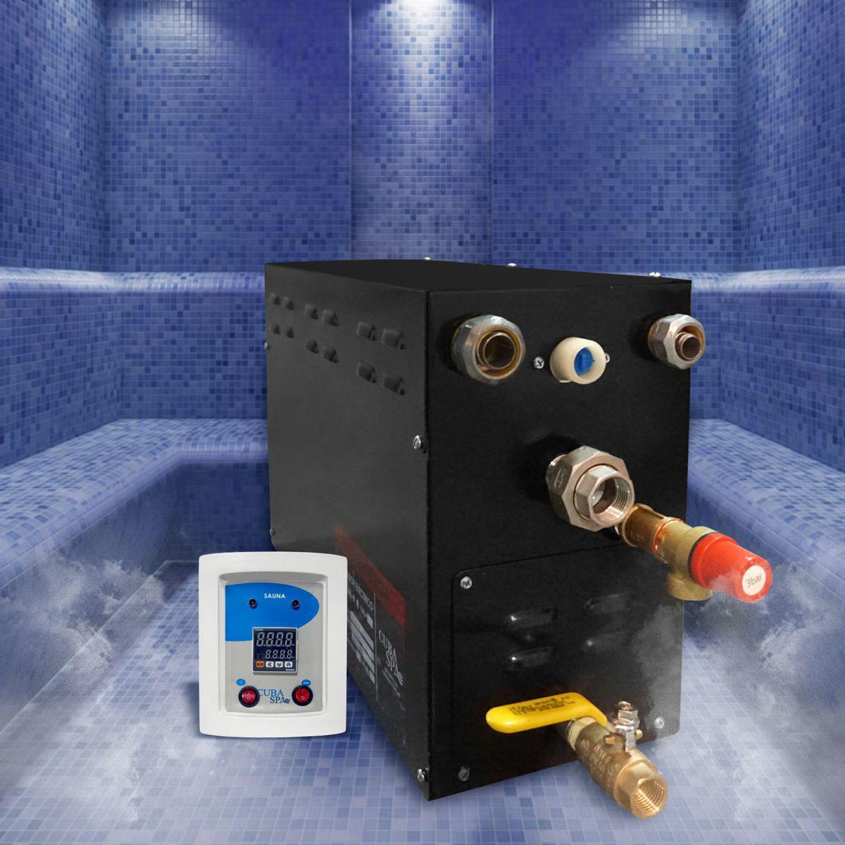 CUBA&SPA - Generador de Vapor Eléctrico 9kW para Sauna