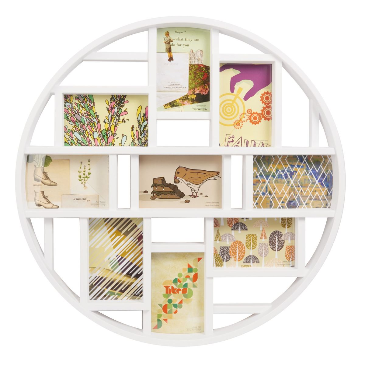 UMBRA - Porta Foto Luna Blanco 57x58cm