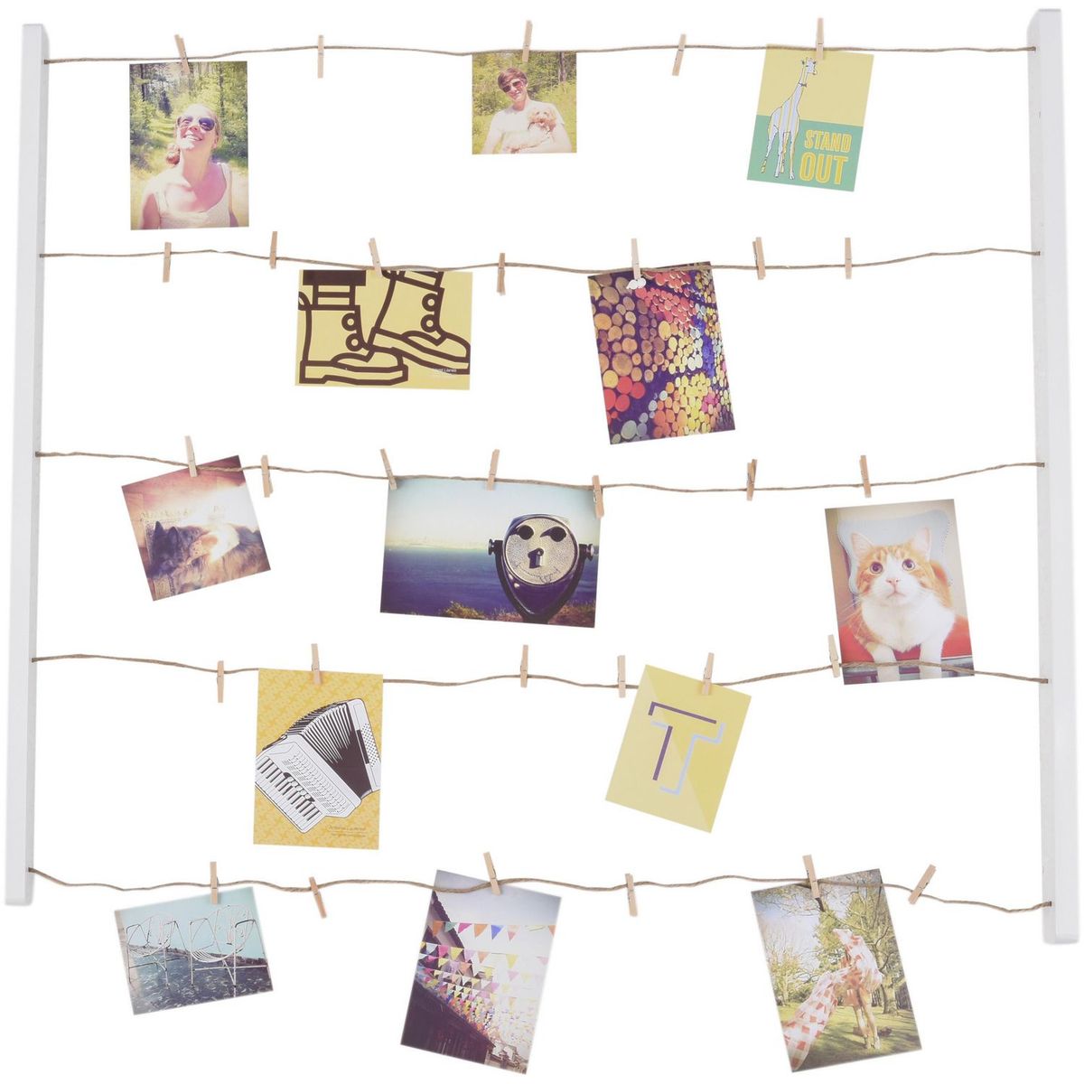 UMBRA - Porta Foto Hangit Blanco 66x76cm