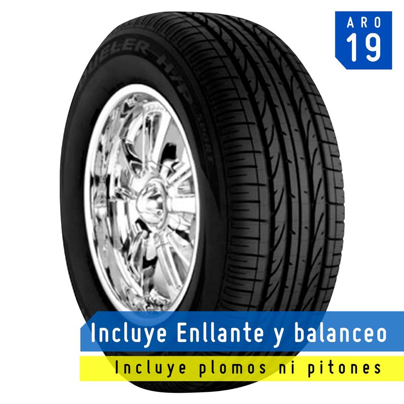 BRIDGESTONE - Llanta Bridgestone 225/45R19 92W BS Dueler H/P SP