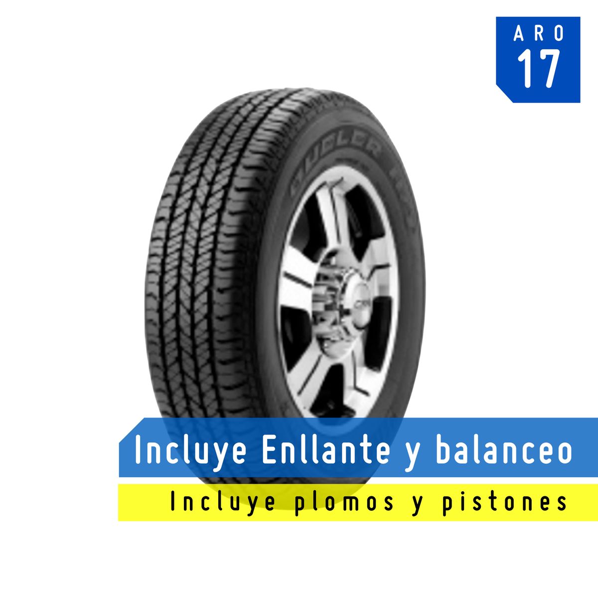 BRIDGESTONE - Llanta Bridgestone 225/60R17 BS Dueler H/T 684 II