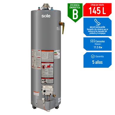 Termotanque a Gas GPL 145 L