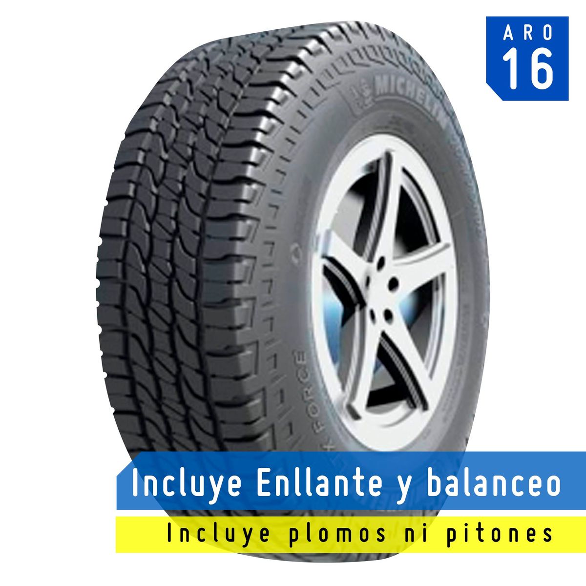 MICHELIN - Llanta Michelin 205/60 R16 92H TL LTX Force M