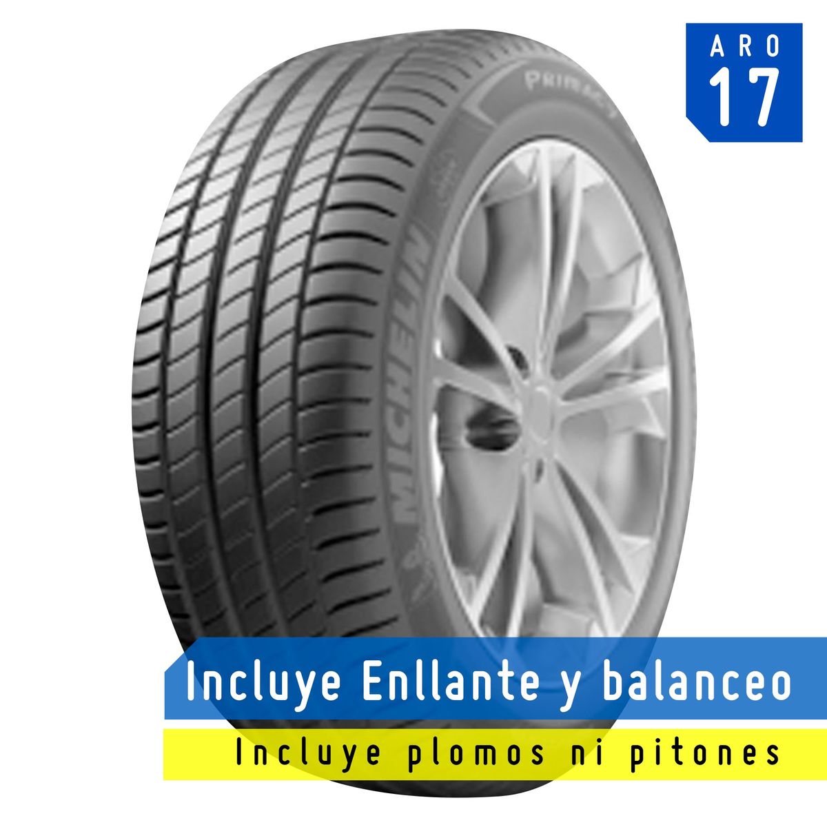MICHELIN - Llanta Michelin 205/45 R17 88W XL Primacy 3 ZP