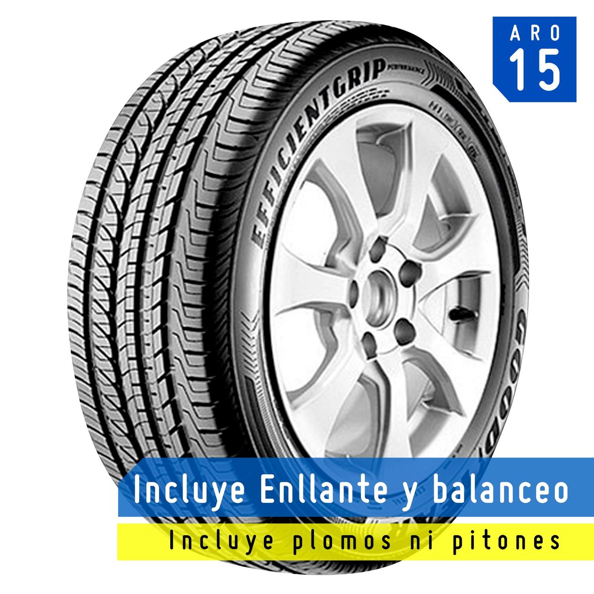 GOODYEAR - Llanta Goodyear EfficientGrip 185/65 R15 88H