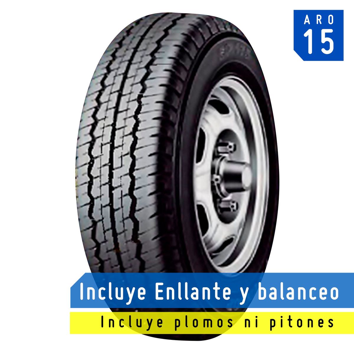 DUNLOP - Llanta Dunlop 195 R15 8PR SP175 TL