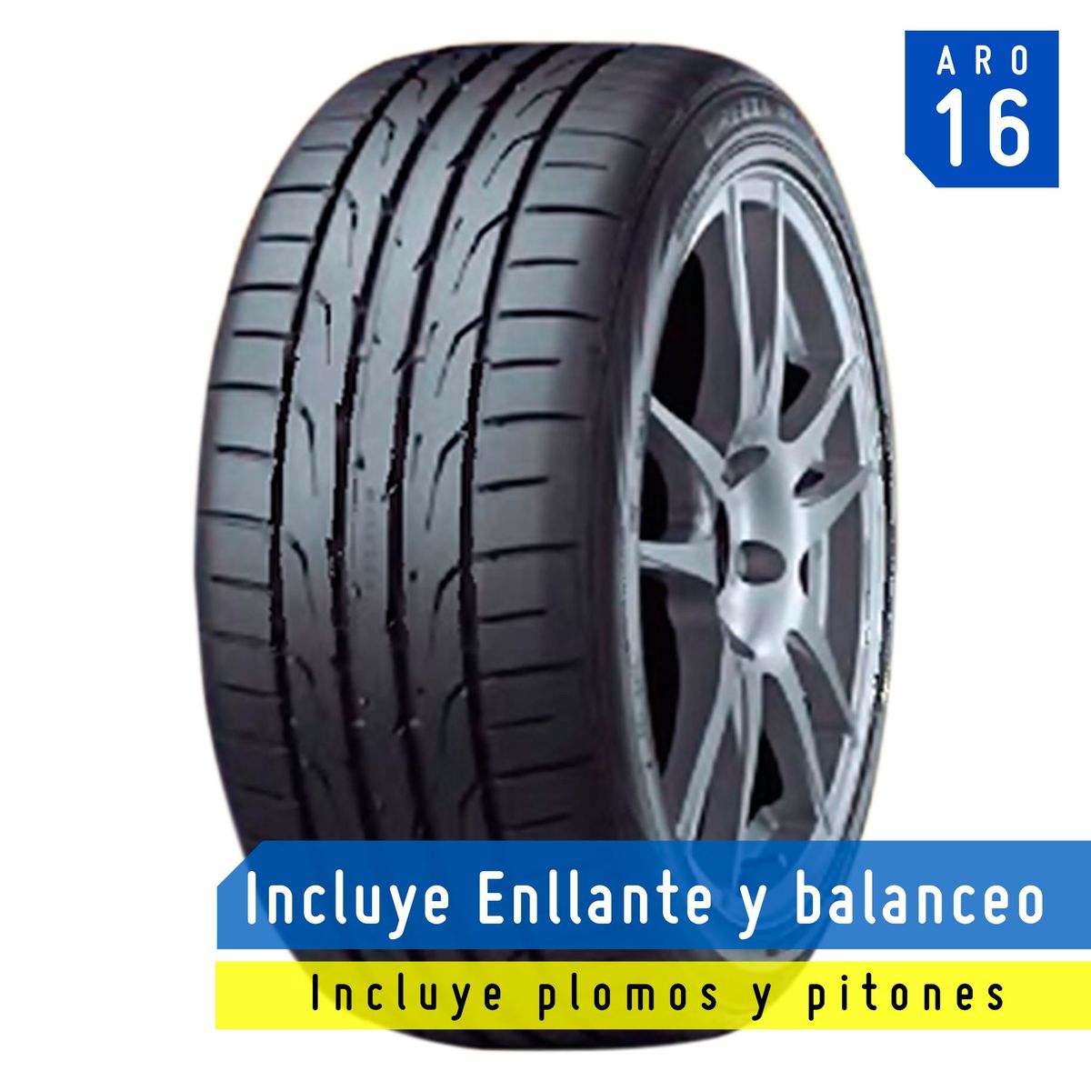 DUNLOP - Llanta Dunlop 205/50 R16 87V DZ102 TL