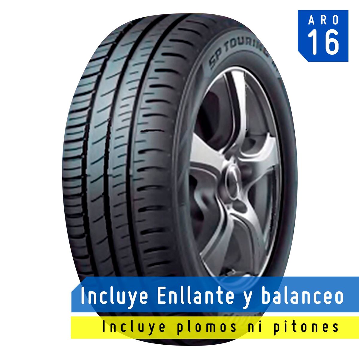 DUNLOP - Llanta Dunlop 185/55 R16 83H SP Touring R1 D