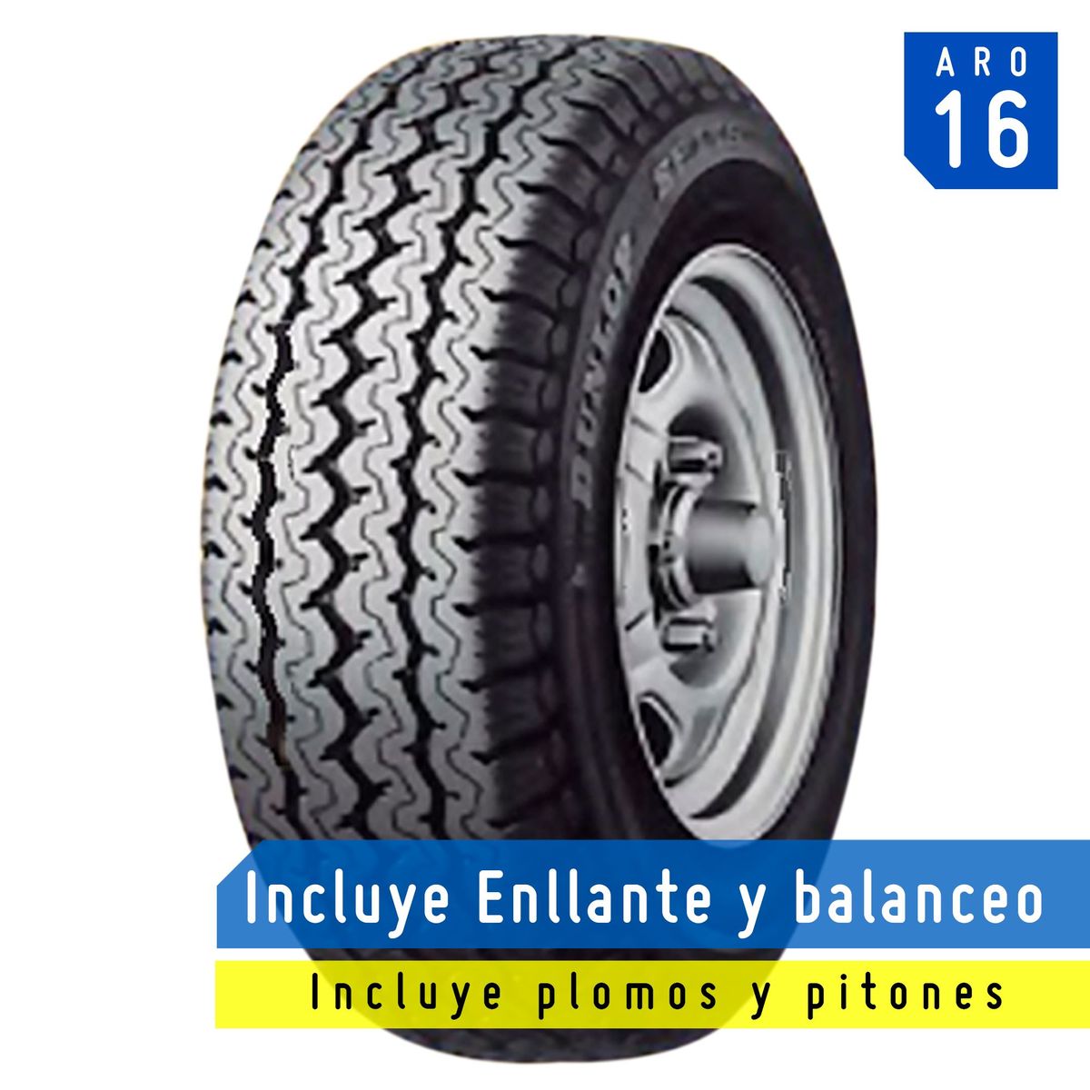 DUNLOP - Llanta Dunlop LT215/85 R16 10PR LT5 T