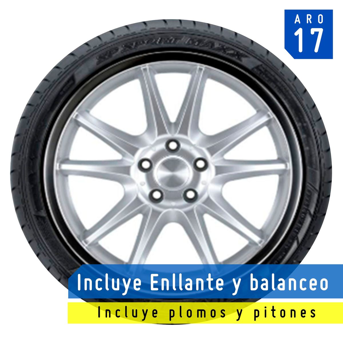 DUNLOP - Llanta Dunlop 215/45 ZR17 91Y SP Sport Maxx05