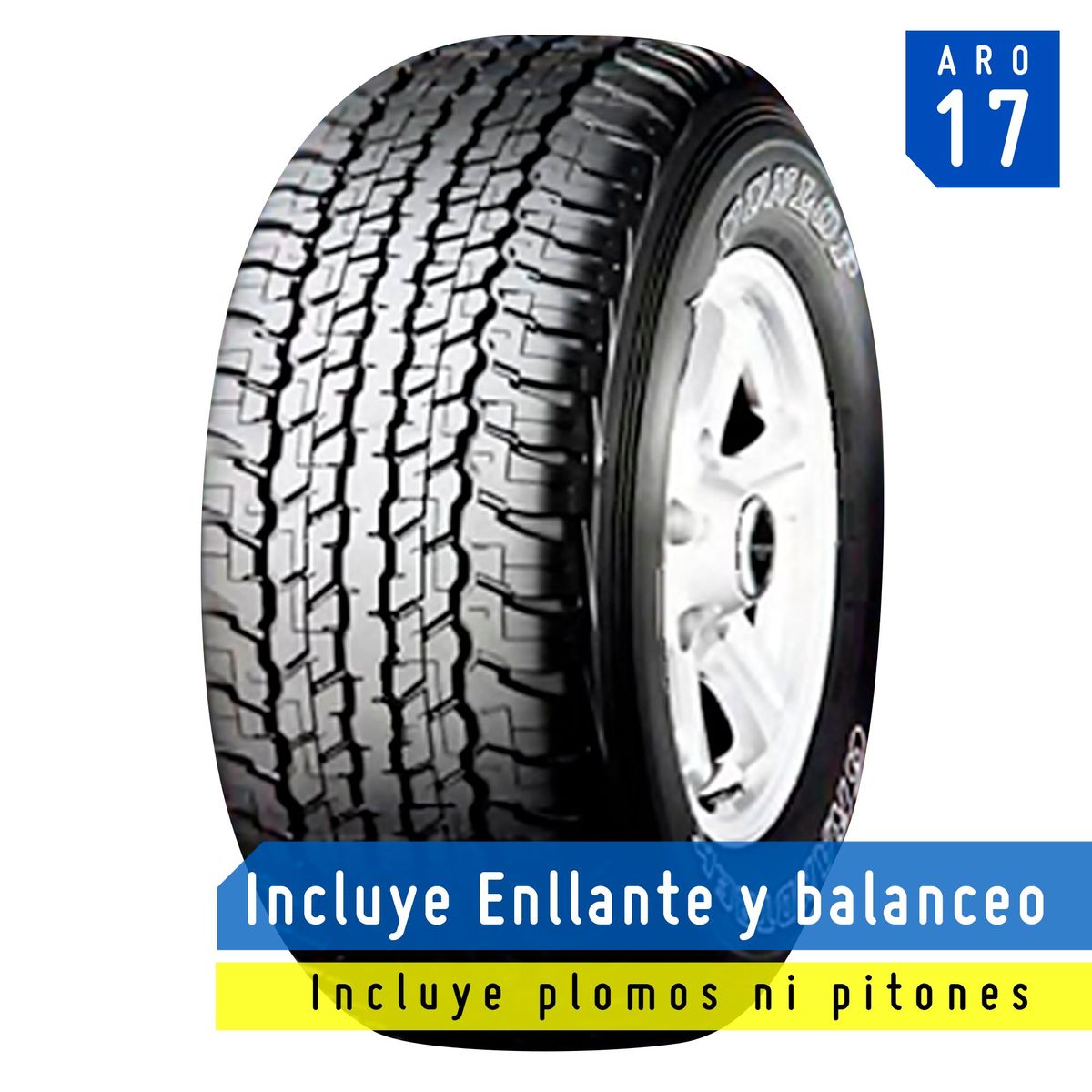 DUNLOP - Llanta Dunlop 245/65 R17 111S Grandtrek AT20