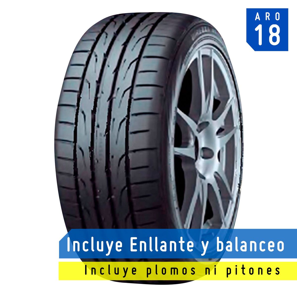DUNLOP - Llanta Dunlop 225/45 R18 95W DZ102 TH