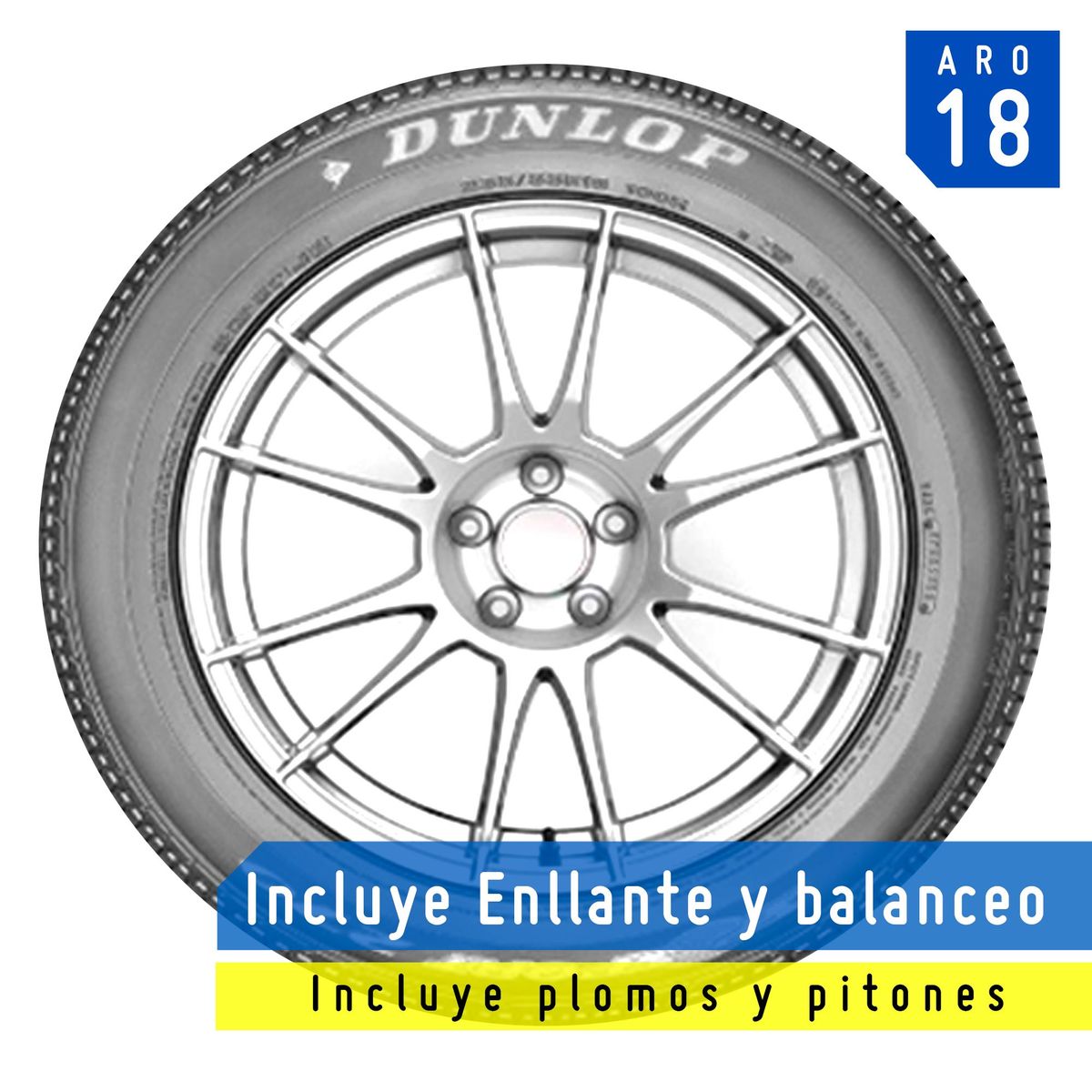 DUNLOP - Llanta Dunlop 235/55 R18 100H SP Sport 270 D