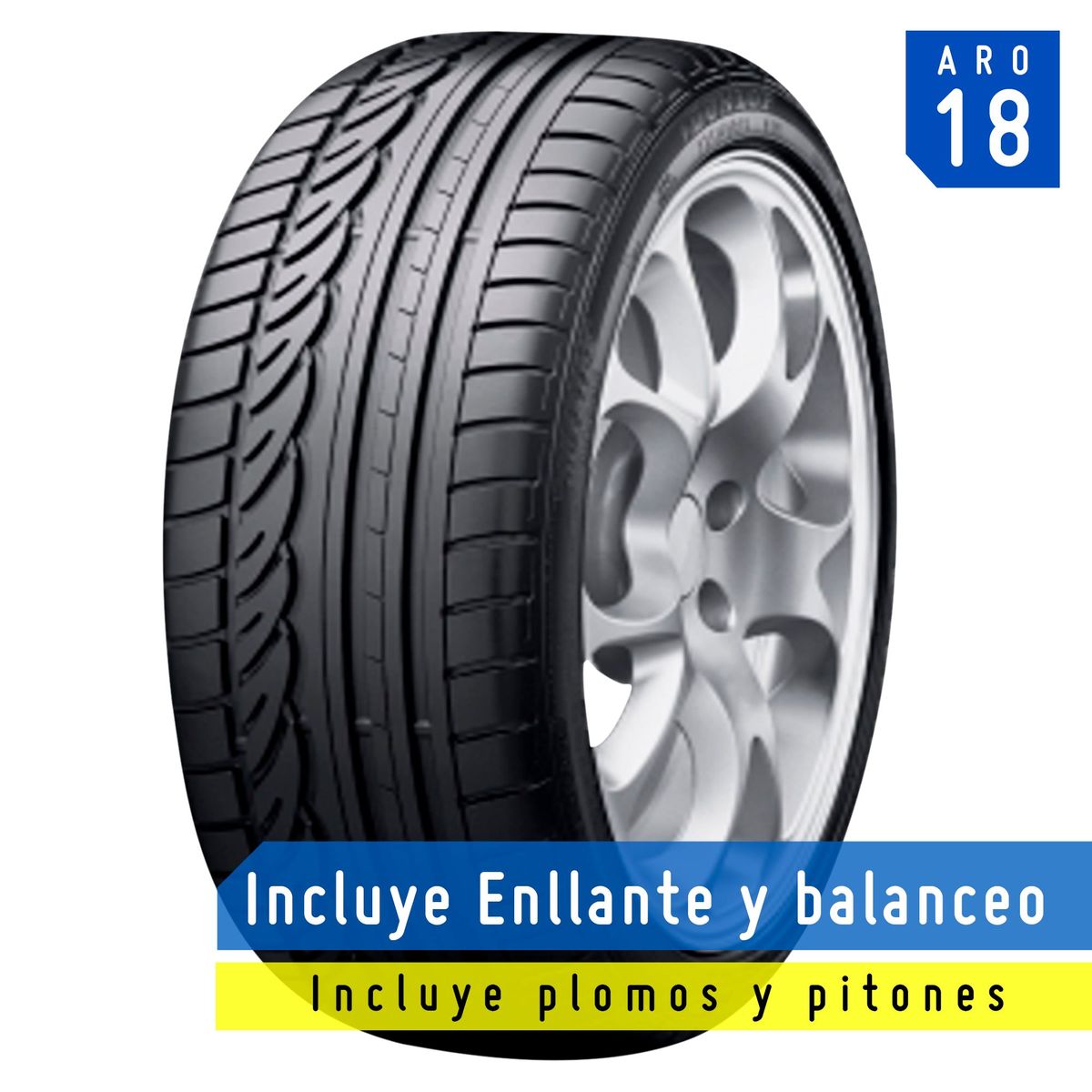 DUNLOP - Llanta Dunlop 225/60 R18 100H SP Sport 01 DU