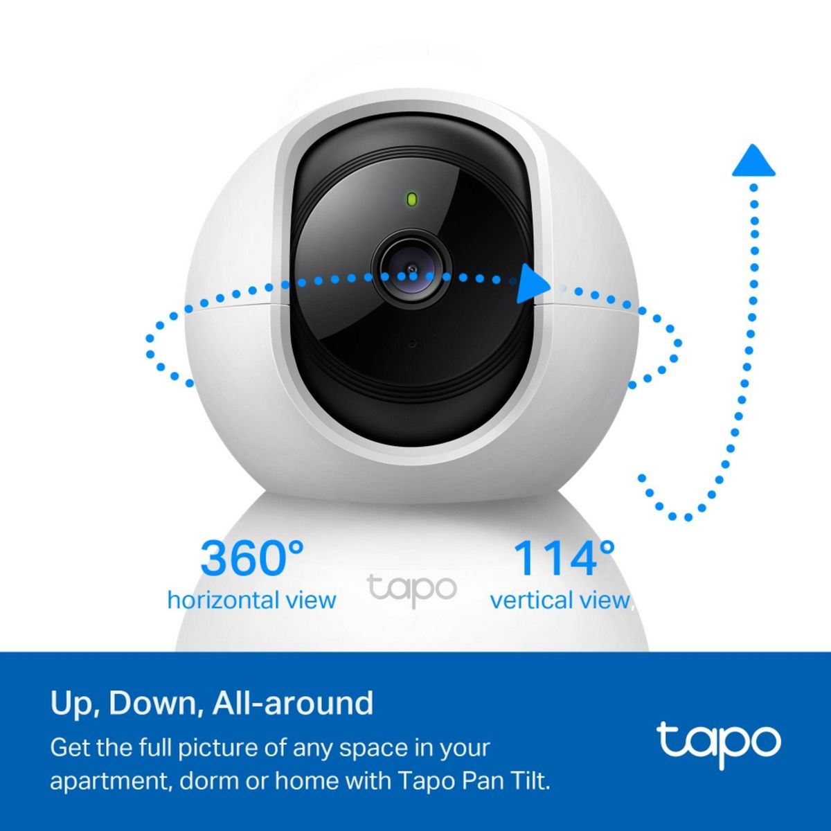 TP LINK - Cámara Tapo C200 Wi-Fi Giratoria 360° Seguridad
