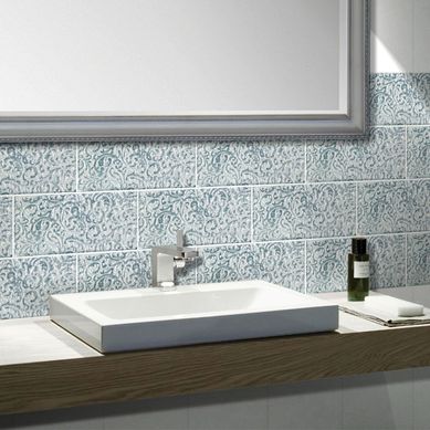 Brick Jersey Celeste 15x7.5cm pack x3 unidades para pared