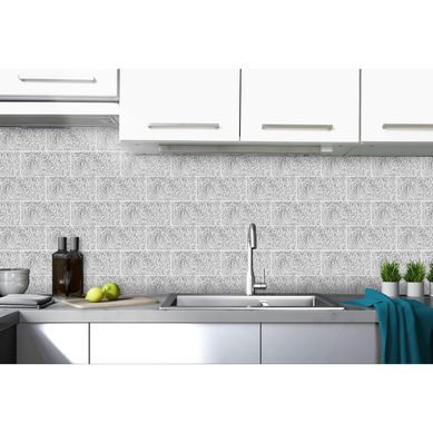 Brick Jersey Blanco 15x7.5cm pack x3 unidades para pared