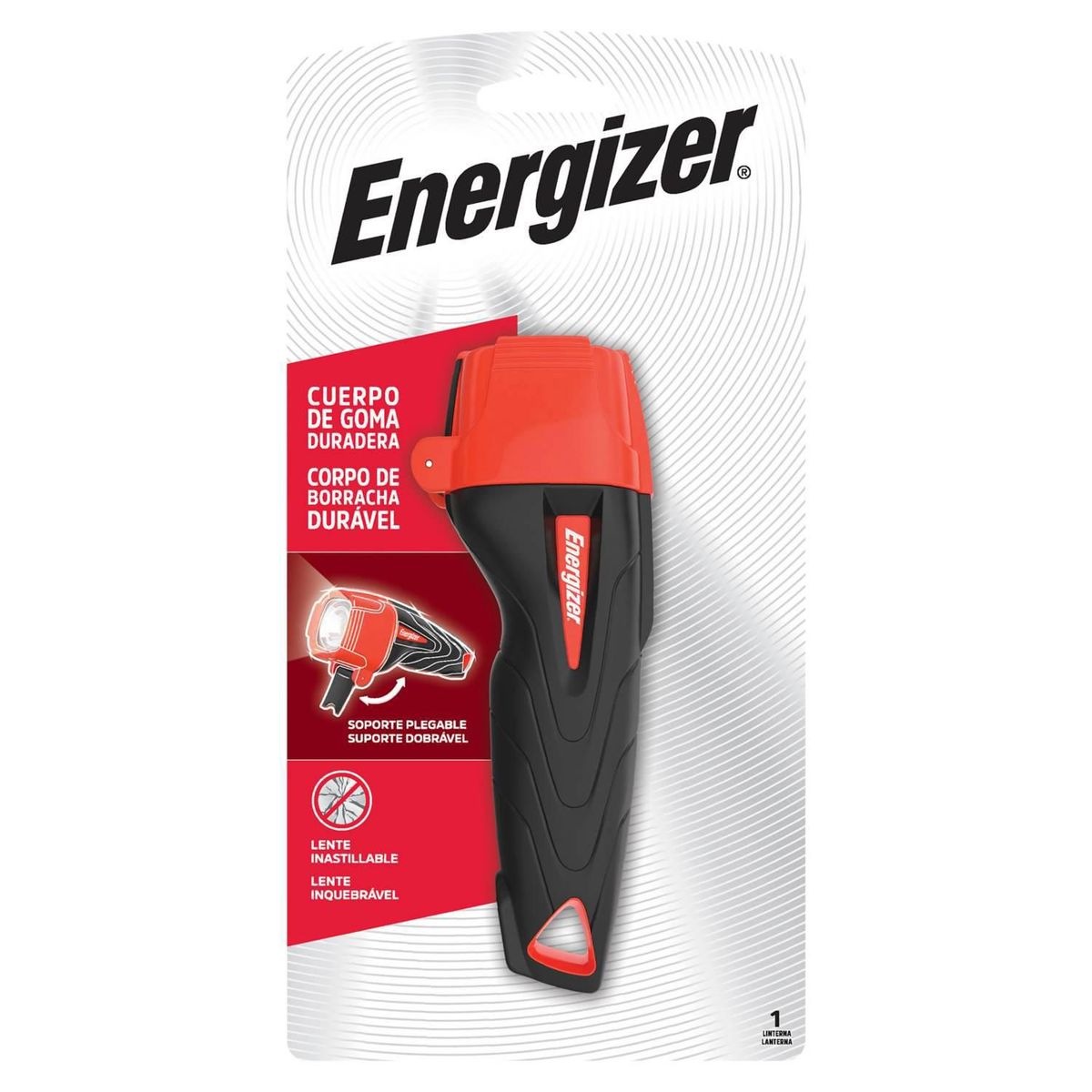 ENERGIZER - Linterna de mano Energizer 60lm Compact Rubber