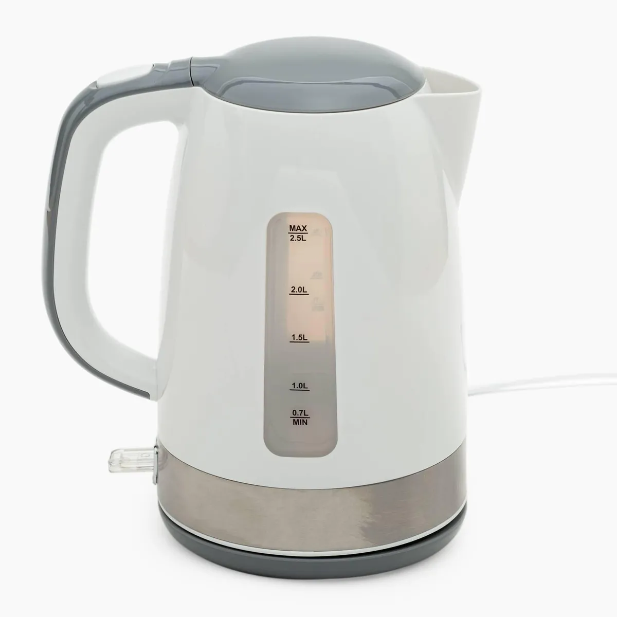 RECCO - Hervidor 2.5 Litros Blanco y Gris RHE-25GRAND