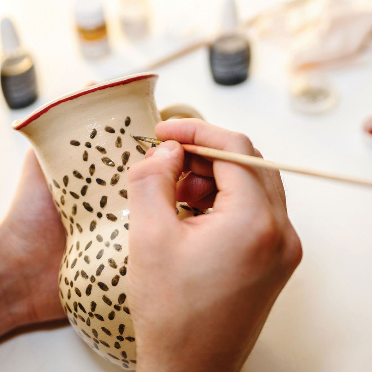 TESTORS - Set 3 Pinceles Planos de Nylon 6.4mm - 1/4"