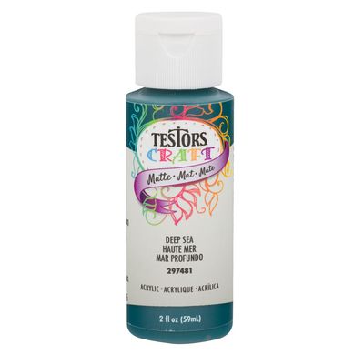 Pintura Acrlica Testors Mar Profundo Mate 59mL