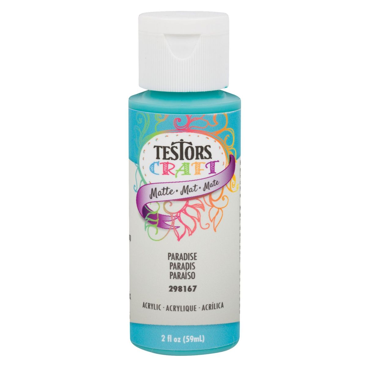 TESTORS - Pintura Acrílica Testors Paraíso Mate 59mL