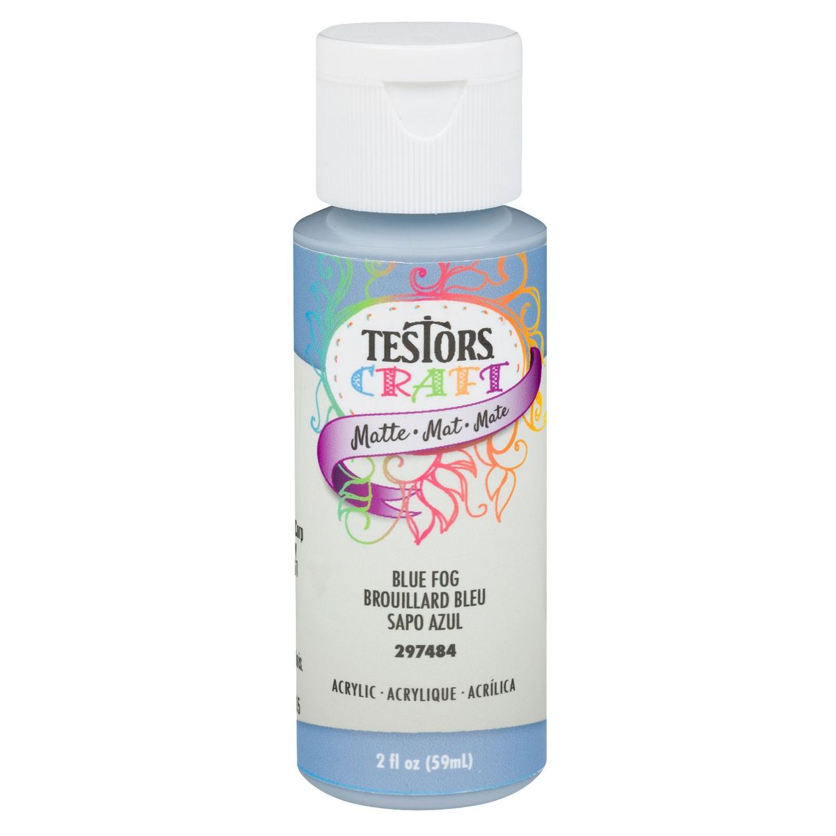 TESTORS - Pintura Acrílica Testors Azul Sapo Mate 59mL