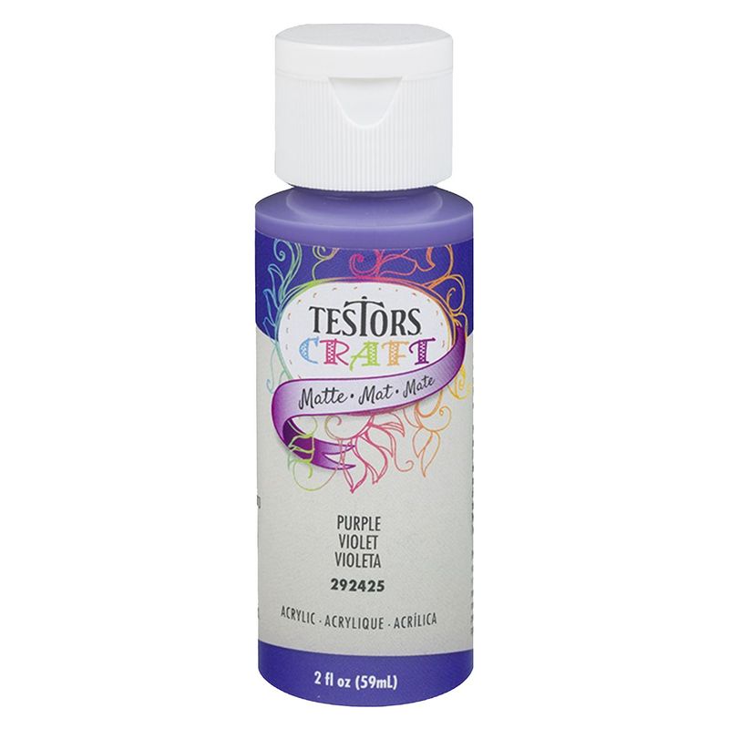 TESTORS - Pintura Acrílica Testors Violeta Mate 59mL