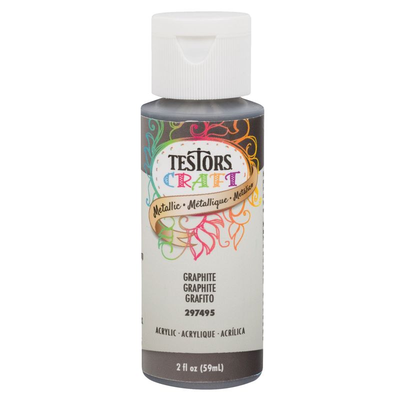 TESTORS - Pintura Acrílica Testors Grafito Metálico 59mL