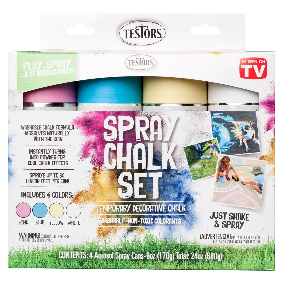 TESTORS - Set Pintura Tizada en Aerosol Spray Chalked