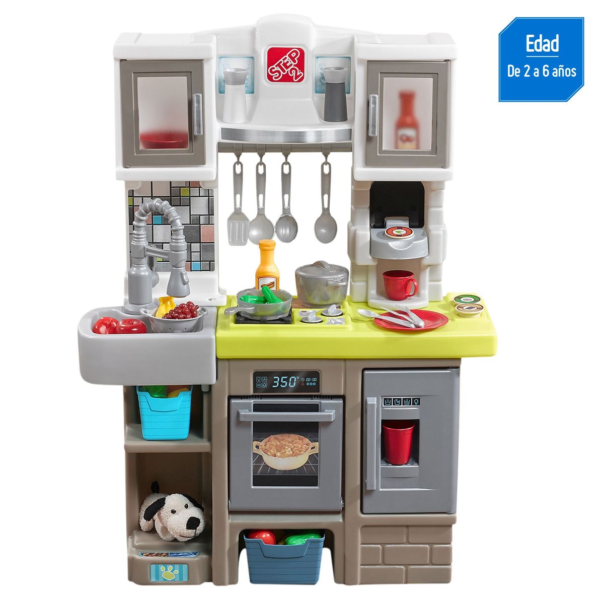 STEP 2 - Cocina Divertida Verde para Niños