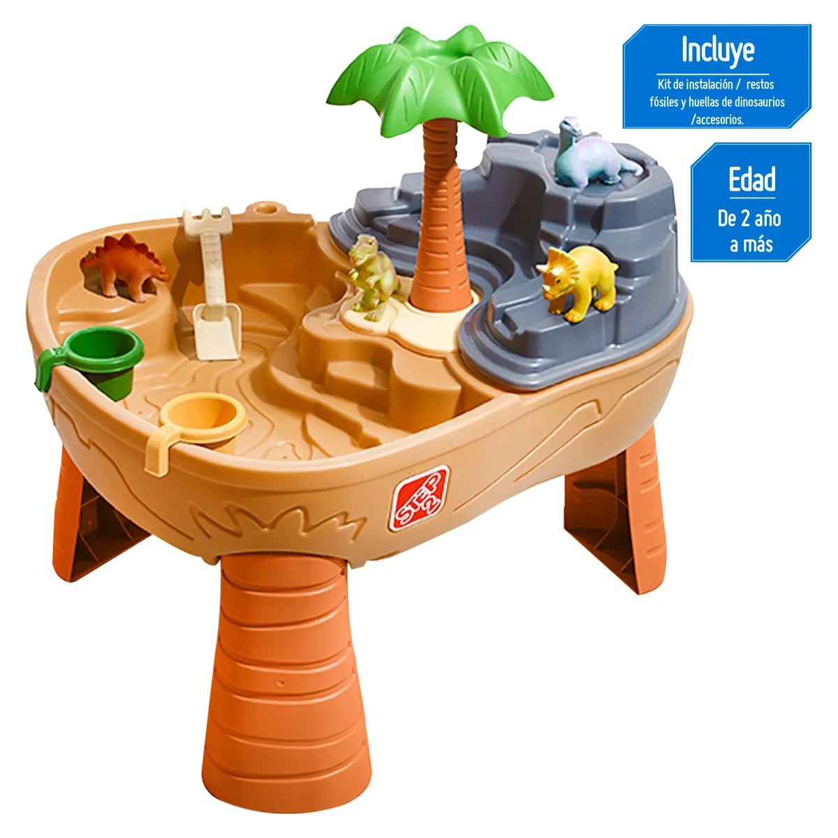 STEP 2 - Mesita Agua y Arena Dinosaurio
