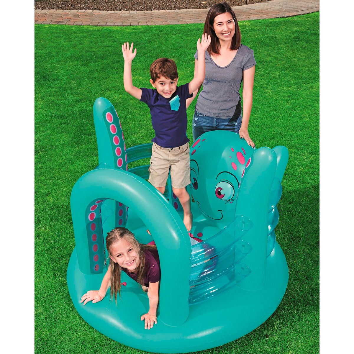 BESTWAY - Saltarín Octopus 1.42m x 1.37m