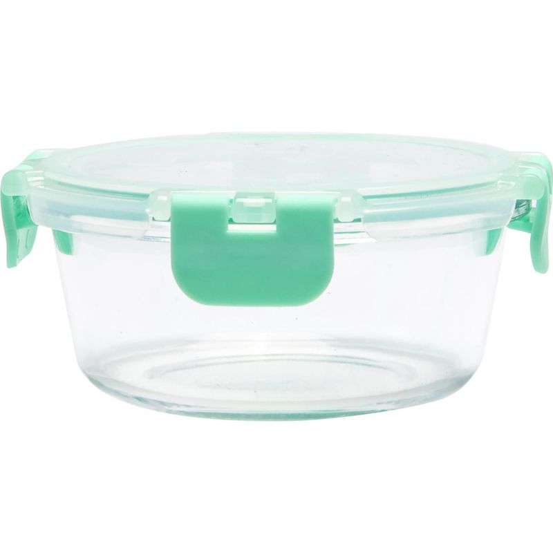 JUST HOME COLLECTION - Táper De Vidrio Clip Vidrio Redondo 400Ml