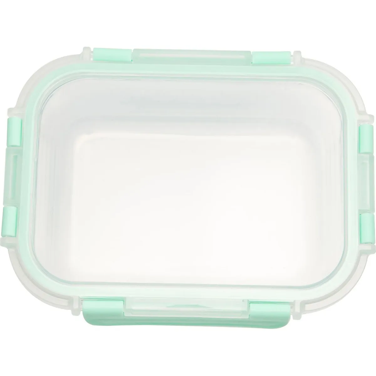 JUST HOME COLLECTION - Táper De Vidrio Clip Vidrio Rectangular 370Ml