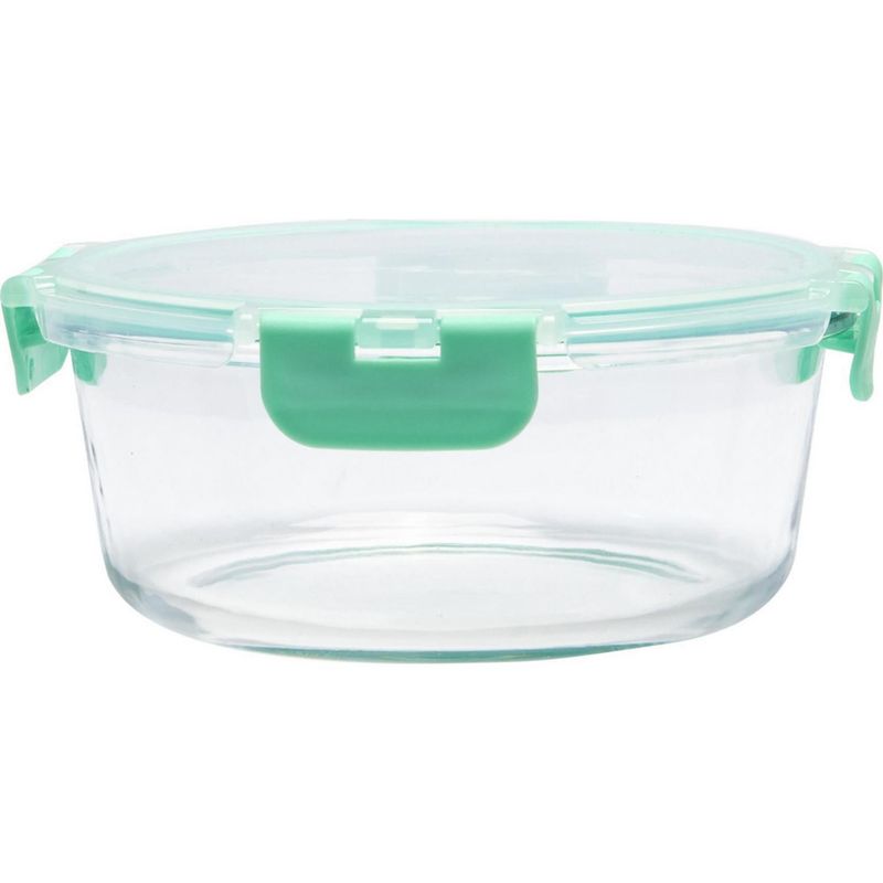 JUST HOME COLLECTION - Táper De Vidrio Clip Vidrio Redondo 1.2Lt