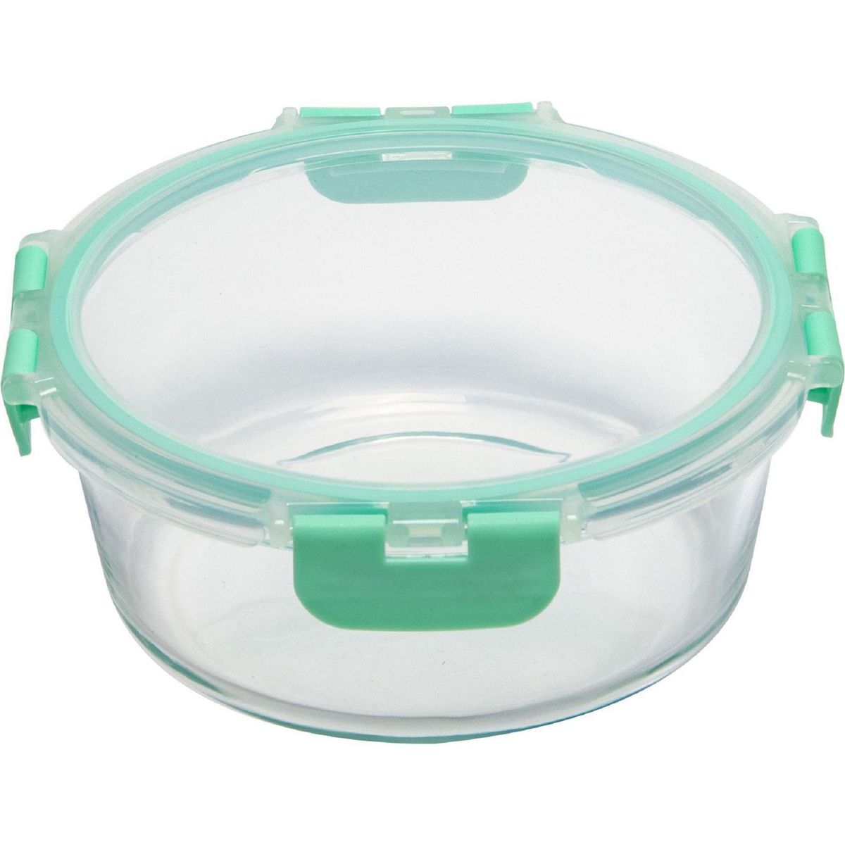 JUST HOME COLLECTION - Táper De Vidrio Clip Vidrio Redondo 950Ml