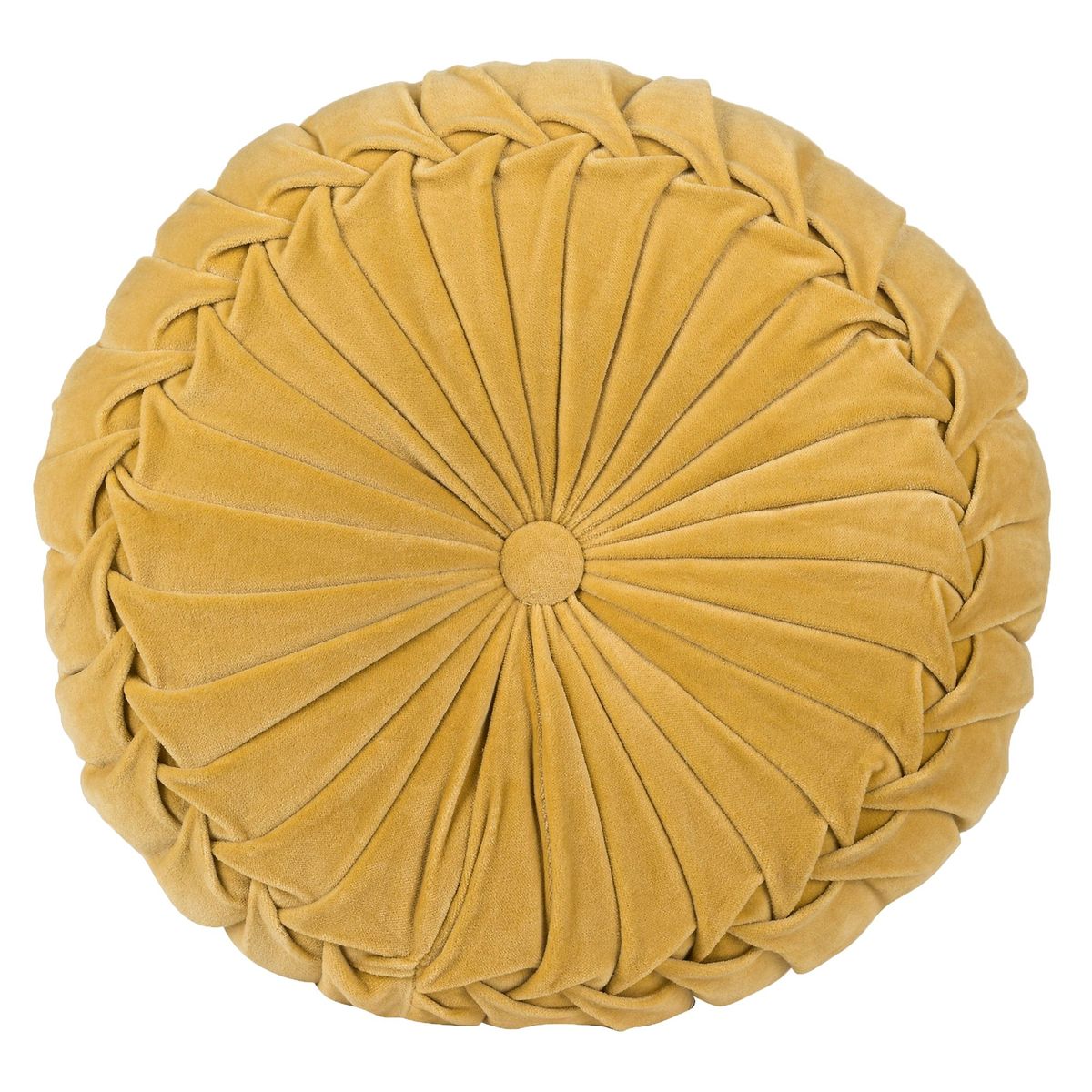 Cojín Velvet Amarillo 40x10cm, marca HOMY - Foto Principal