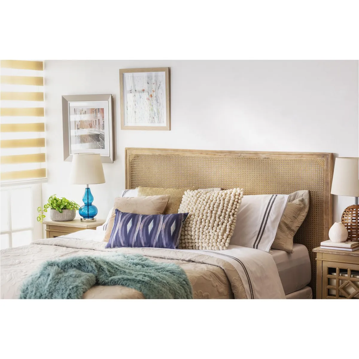 JUST HOME COLLECTION - Cojín Bergen Blanco 45x45cm