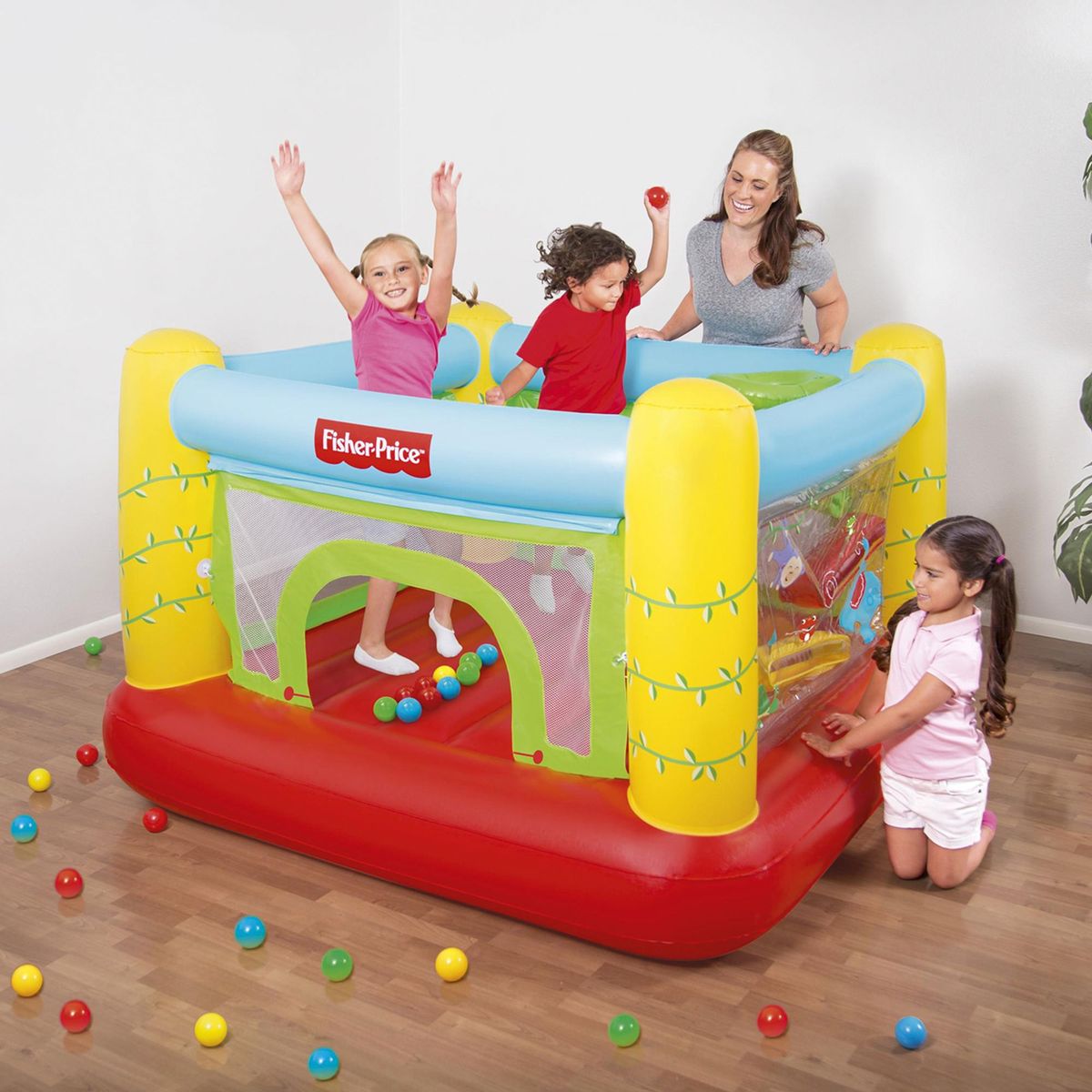 BESTWAY - Cama Saltarina Inflable 114x175x173cm Infantil